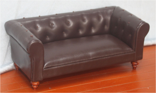 Диван для кукол 3-местный Коричневый Миниатюра 1:12 | Галерея фото | Pava.pro Диван для кукол 3-местный Коричневый Миниатюра 1:12 - фото товара