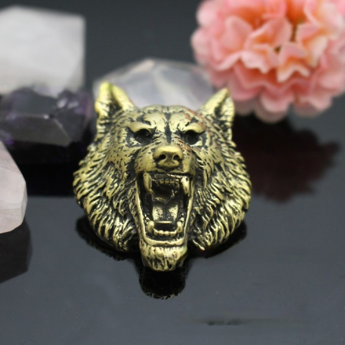 Кончо для кожаных изделий 28 мм Волк Латунь фото 4 Кончо для кожаных изделий 28 мм Волк Латунь фото 4