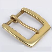 Пряжка 39 мм латунная L-107  - купить для кожевенного хобби