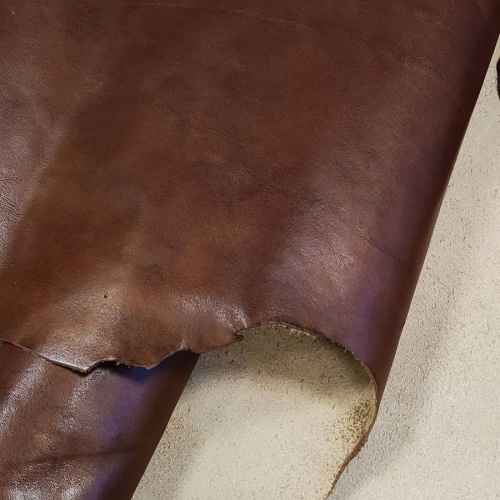 Кожа КРС раст. дуб. Puccini 1,2-1,4 мм Коньяк фото 7