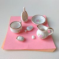 Набор туалетных принадлежностей для куклы  - купить для кожевенного хобби