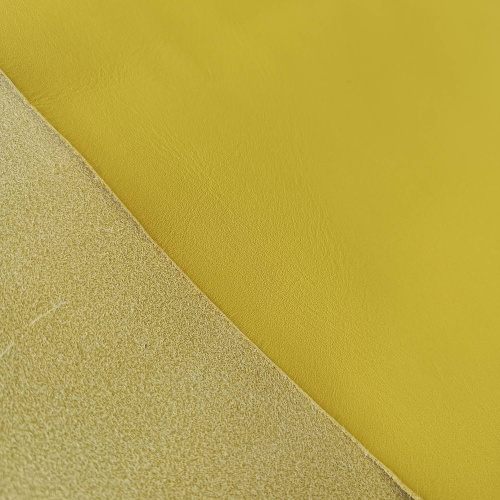 Кожа КРС 1,2-1,4 мм раст. дубл. Tempesti Желтый фото 2