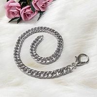 Цепь галантерейная с карабином 23 см   - купить для кожевенного хобби