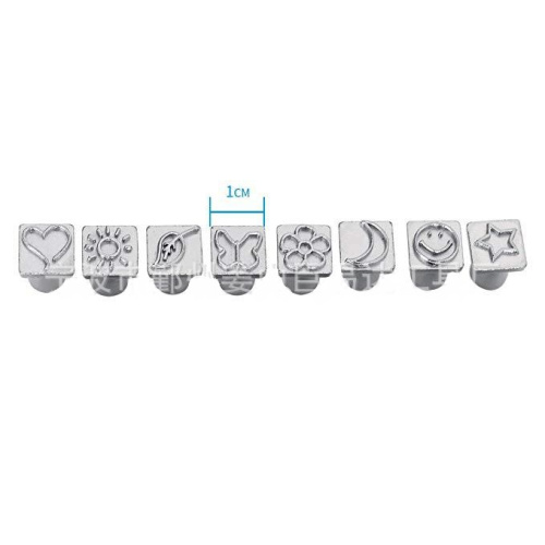 Штампы для тиснения по коже набор 8 штук  LQ T-080 - фото товара фото 3