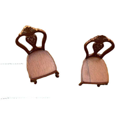 Стул винтажный для кукол Миниатюра 1:12 фото 5