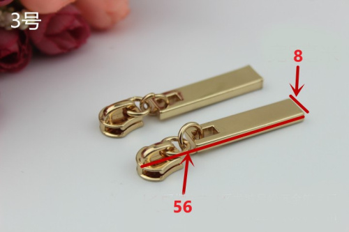 Бегунок с пуллером для молнии №5 под золото фото 26 Бегунок с пуллером для молнии №5 под золото фото 26