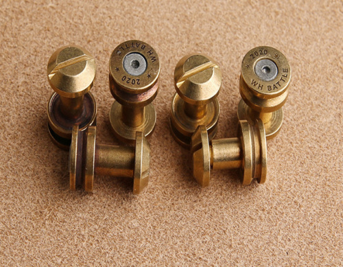 Винт ременной 10 мм Battle Латунь фото 3