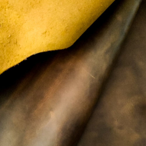 Кожа Крейзи Хорс Твинкл Twinkle 1,3-1,5 мм Табак фото 2