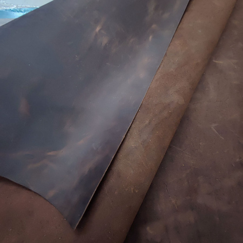 Кожа Крейзи Хорс 1,3-1,5 мм Western Коричневый фото 5