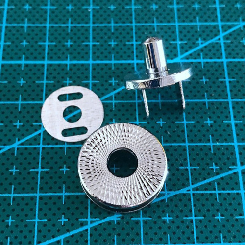 Застежка магнитная зажимная 17 мм Латунь SKM01 фото 4