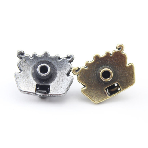 Кончо для кожаных изделий 20 мм Голова с кольцом фото 2