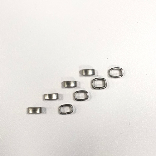 Бусина 5х4 мм для плоских браслетов Сталь | Галерея фото | Pava.pro Бусина 5х4 мм для плоских браслетов Сталь BR-B154 - фото товара