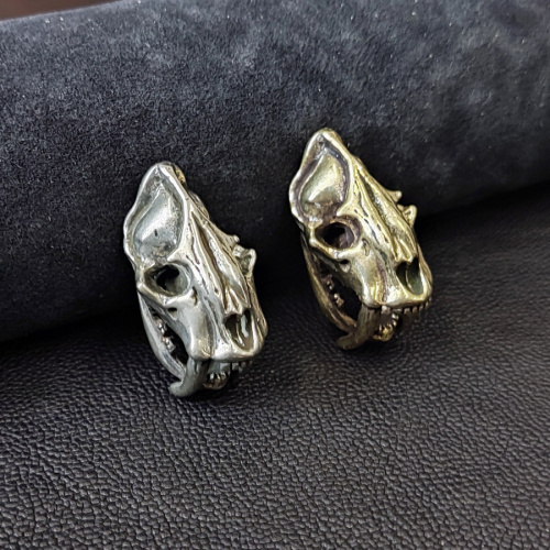 Кончо для кожаных изделий 17 мм Саблезуб Латунь