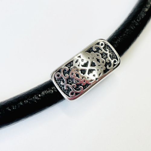 Бусина 8 мм для браслетов Сталь B71 фото 6 Бусина 8 мм для браслетов Сталь B71 фото 6