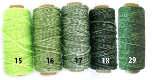 Нить для кожи вощеная 1,8 мм 210D фото 8