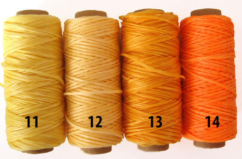 Нить для кожи вощеная 1,8 мм 210D фото 9