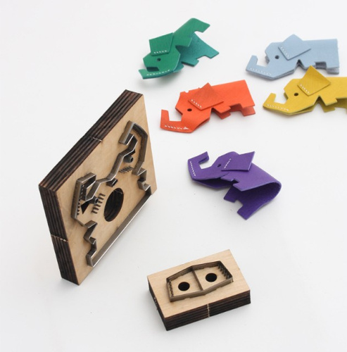 Штанцформы (вырубные штампы) для ключницы Слоник  ST 4239 - фото товара фото 4