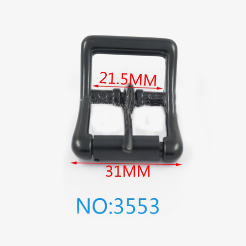 Пряжка 20 мм черная с роликом арт. 3553  PR 3553 - фото товара фото 3