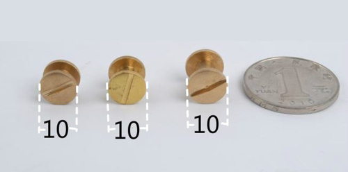 Винт ременной d=10 мм сферич. Латунь под серебро фото 4 Винт ременной d=10 мм сферич. Латунь под серебро фото 4