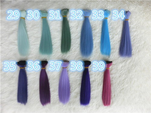 Трессы для кукол 30 см Прямые BJD фото 2 Трессы для кукол 30 см Прямые BJD фото 2