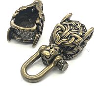 Коннектор Духи леса Антик Сталь  - купить для кожевенного хобби