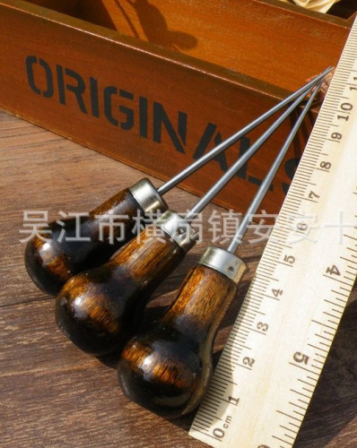 Шило с круглой деревянной ручкой 11см  AC XN-0037 - фото товара фото 2