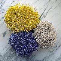 Тычинки для цветов перламутровые 1 мм 50 шт.