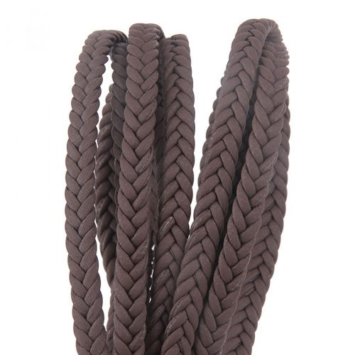 Шнур плетеный 5х2 мм Косичка 20 см фото 4