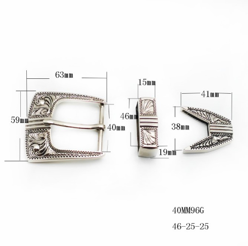 Комплект фурнитуры для ремня 39 мм  ZB027 - фото товара фото 2