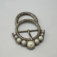 Застежка-пряжка декоративная для сумки S-0449  - купить для кожевенного хобби