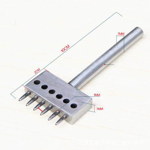 УЦЕНКА! Пробойники строчные с зубьями круглого сечения шаг 6 мм фото 3