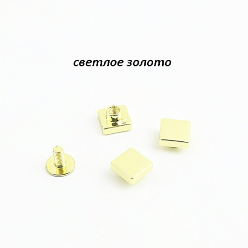 Винт декоративный 8 мм Квадрат фото 5