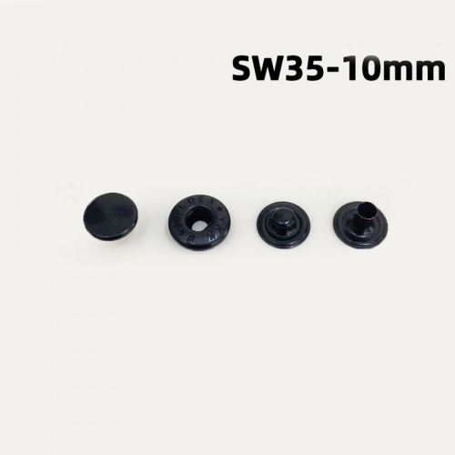 Кнопки пробивные 10 мм YKK латунь фото 3