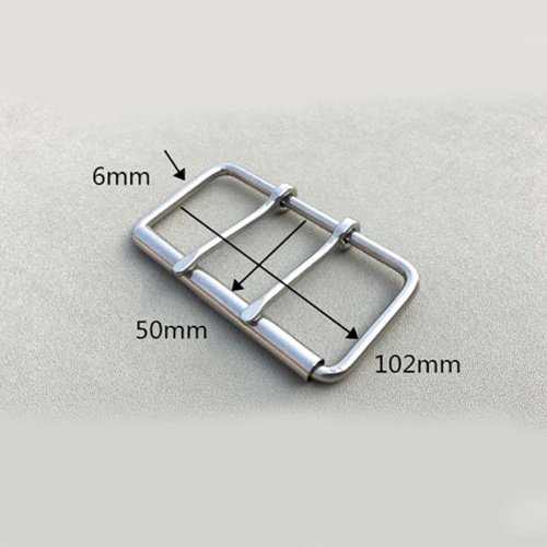 Пряжка 41-102 мм стальная с роликом два язычка W008A фото 7