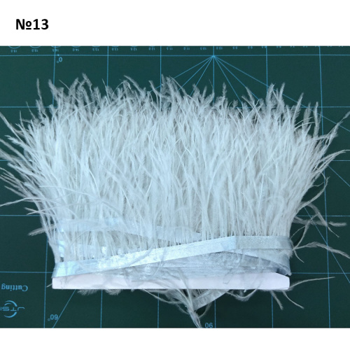 Перья страуса на ленте №2 фото 6