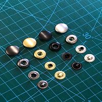 Кнопки пробивные 15 мм YKK латунь