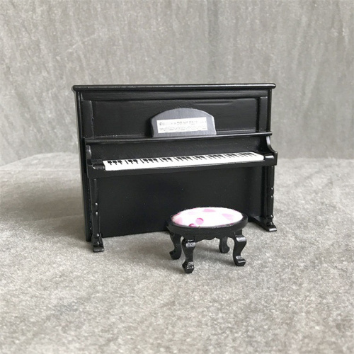 Пианино для кукол Белый/Розовый/Черный Миниатюра 1:12 фото 3 Пианино для кукол Белый/Розовый/Черный Миниатюра 1:12 фото 3