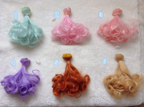 Трессы для кукол 15 см Кудри Трессы для кукол 15 см Кудри