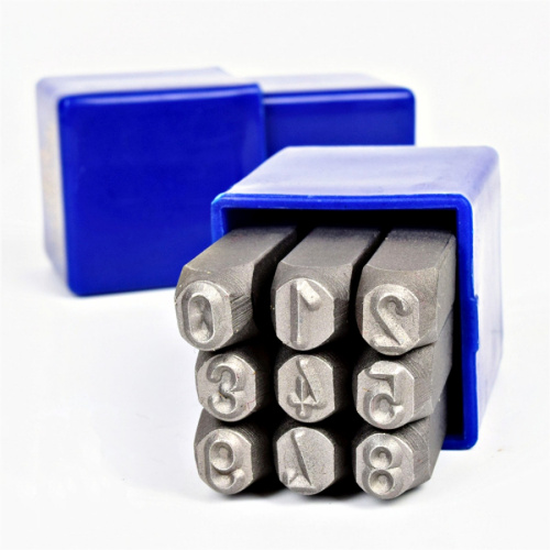 Штампы для тиснения по коже Цифры 3-6 мм Штампы для тиснения по коже Цифры 3-6 мм