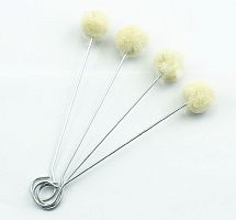 Кисть шерстяная для нанесения химии   - купить для кожевенного хобби