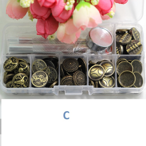 Кнопки пробивные фигурные под бронзу набор 24-36 шт + инструмент для установки фото 4 Кнопки пробивные фигурные под бронзу набор 24-36 шт + инструмент для установки фото 4