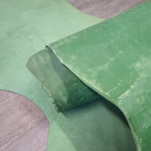 Кожа Пола 1,2 мм растит. дубл. MAYA Светло-зеленый фото 4