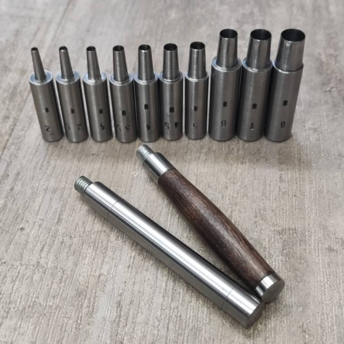 Пробойники-высечки для кожи 2-8 мм Набор, Россия | Галерея фото | Pava.pro Пробойники-высечки для кожи 2-8 мм Набор, Россия - фото товара