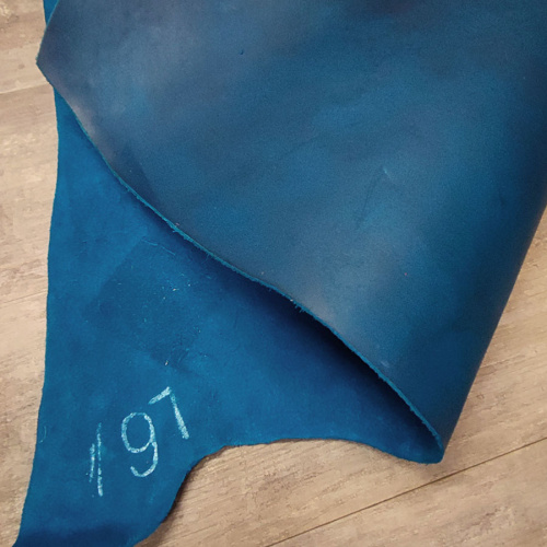 Кожа КРС 1,6-1,8 мм Фьюжен Бирюза фото 2