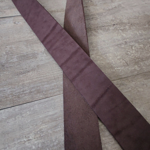 Заготовка для ремня хром. дубл. 35 мм толщ. 3,6 мм Коричневый  ZR RU-Brawn35 - фото товара фото 3