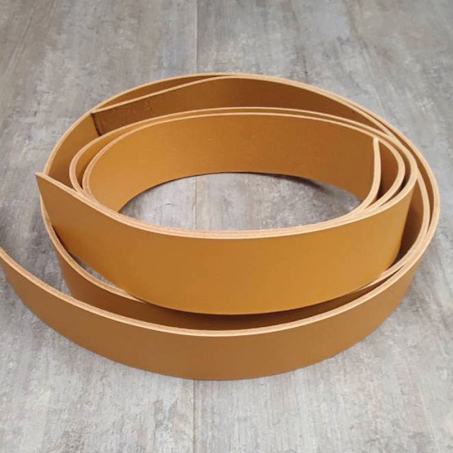 Заготовка для ремня раст. дубл. 39 мм толщ. 2,9 мм Светло-оранжевый Италия  ZR_RD889 - фото товара