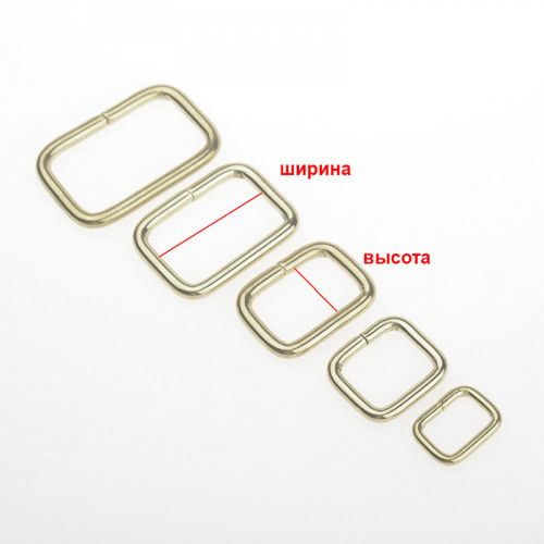 Рамка прямоугольная Латунь, арт.55255 фото 2