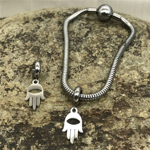 Бусина 5 мм с подвеской для круглых браслетов Сталь B16 фото 5 Бусина 5 мм с подвеской для круглых браслетов Сталь B16 фото 5