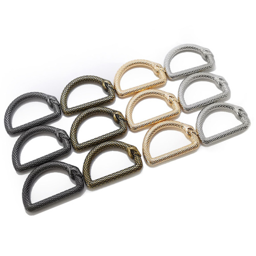 Полукольцо D-образное 32 мм литое Змея фото 3