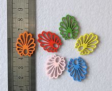 Подвески деревянные 6 шт.  - купить для кожевенного хобби